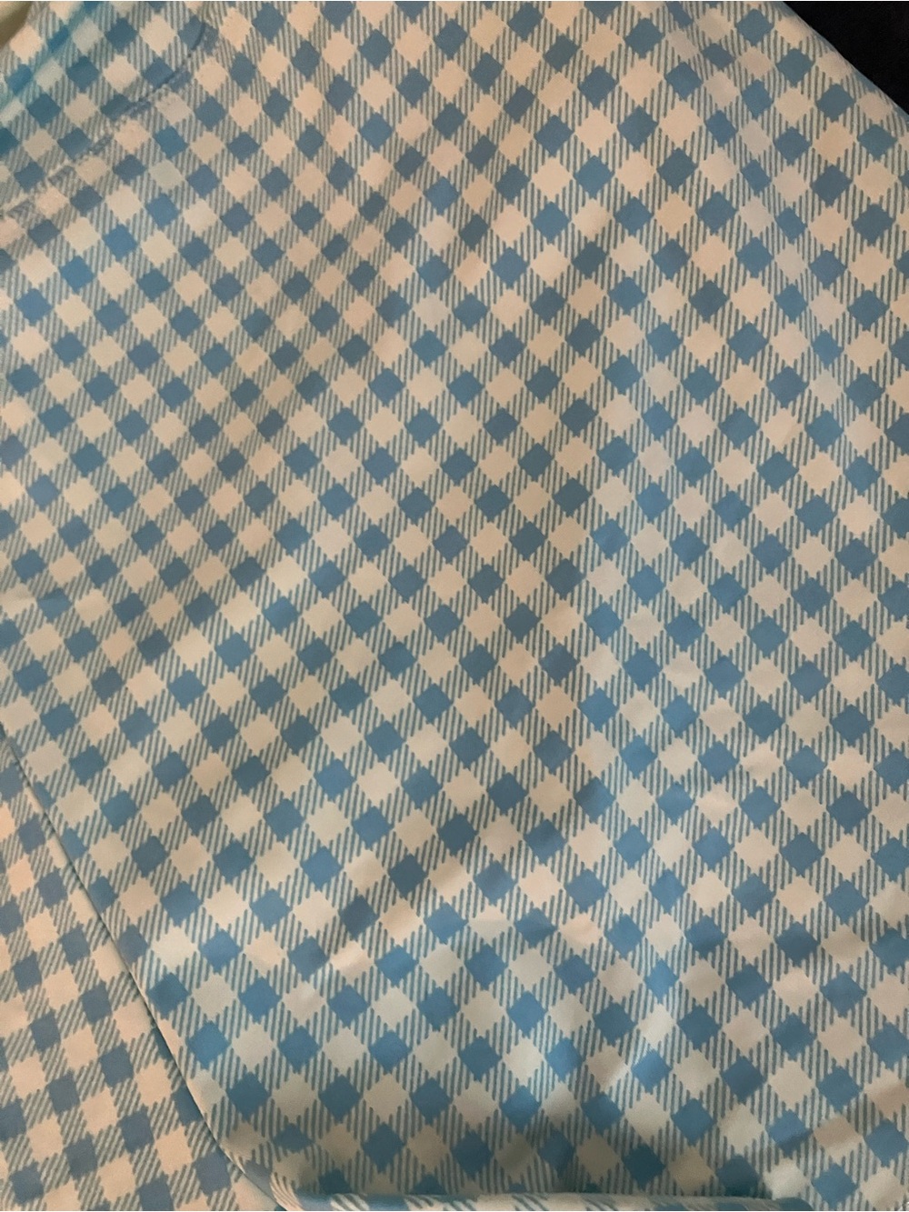 Lands End Blue Gingham Tankini Size 14 - Picture 2 of 4